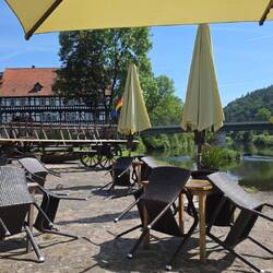 Essen gehen an der Werra