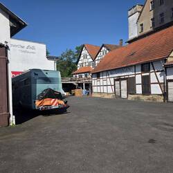 Stellplatz auf dem Hof