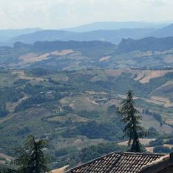 Spectacular views to the west as I wheezed my way to my hotel