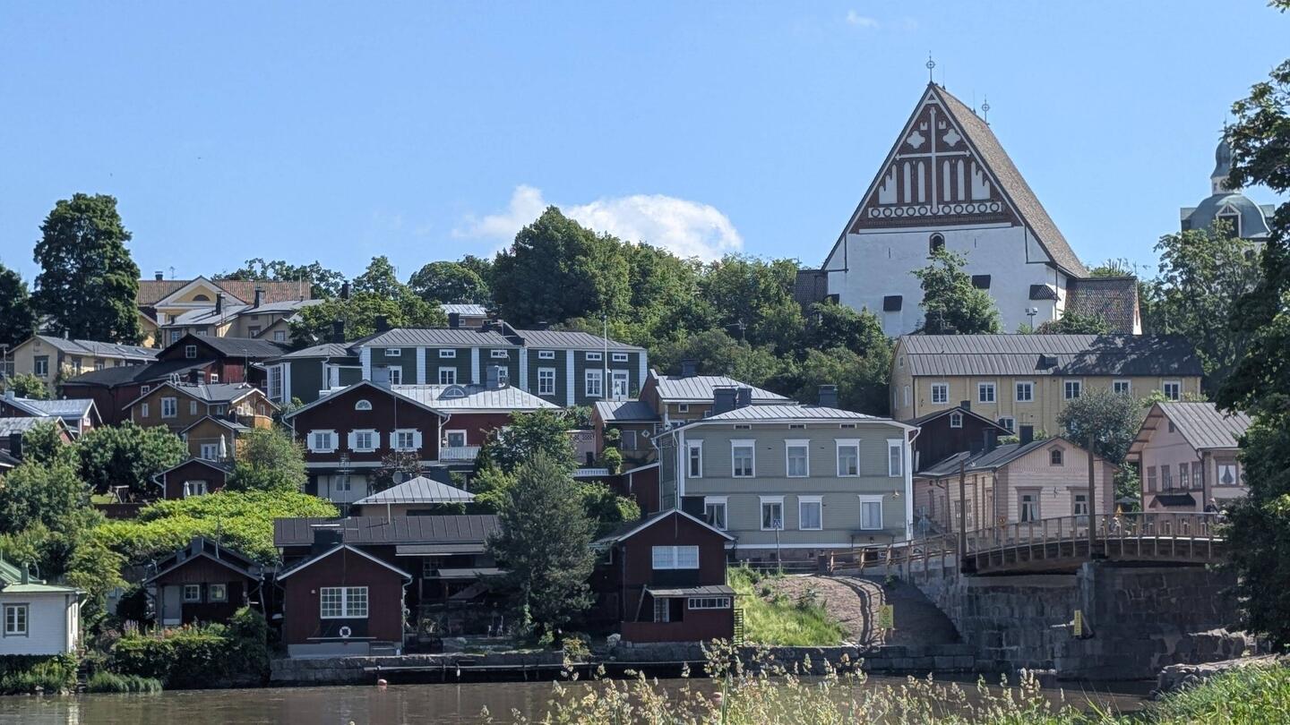 Erster Blick auf Porvoo
