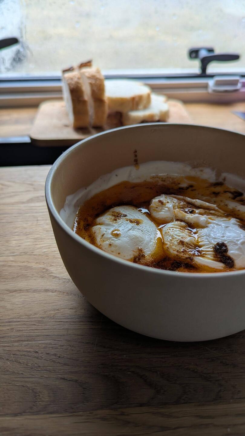 Vanmade Turkish eggs - a favourite item on every brunch spots menu