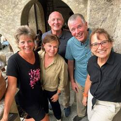 Me, Rebecca, Mike, Rob, & Risa -- from my Patagonia tour 😊.