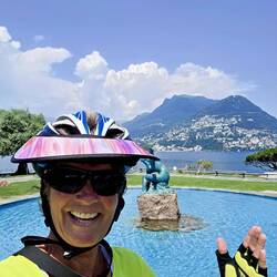 I had forgotten we were spending two nights in Switzerland. Welcome to Lugano!