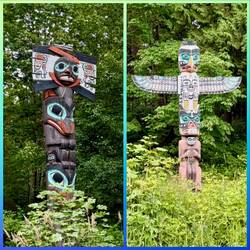 Totempfähle der First Nations