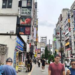 Daytime Shinjuku street - near red light district