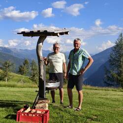 Unsere Grillmeister Dominik und Frank