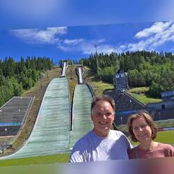 Olympiapark mit Schanzen
