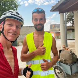 Désiré est parti de l'Aisne à vélo pour trouver du travail à Arcachon