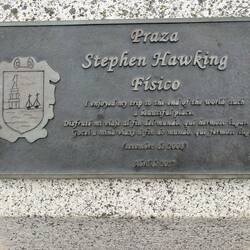 "Stephen Hawking Was Here"