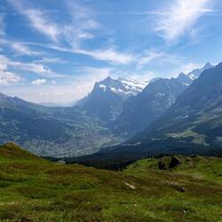 Blick zurück nach Grindelwald