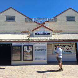 Oldest continuously running cinema in Australia (right under the airport flight path)