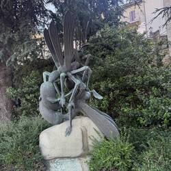 This town has a weird streak. Love the sculptures.