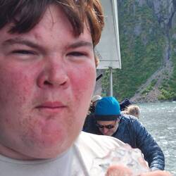M eating glacier ice.