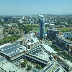 Aerial view from Spinnaker Tower
