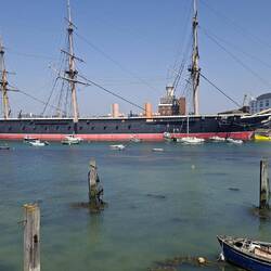 First sight upon arriving at Portsmouth