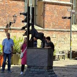 Die Bremer Stadtmusikanten haben es bis nach Riga geschafft