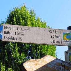 Nur noch 23,5 km bis zum Ziel "Einruhr" 🫣.