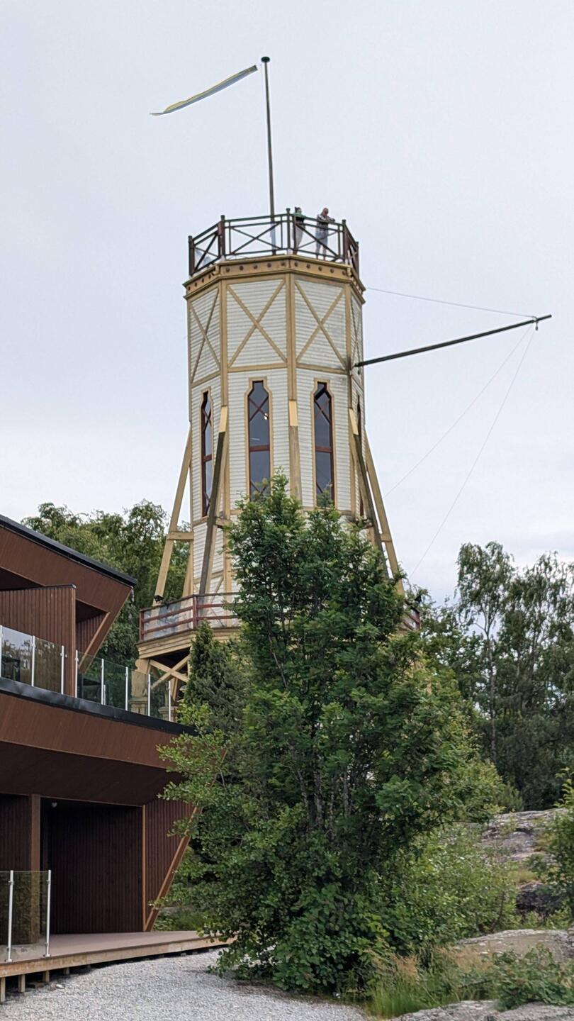 Aussichtsturm bei unserem Übernachtungsplatz in Rauma