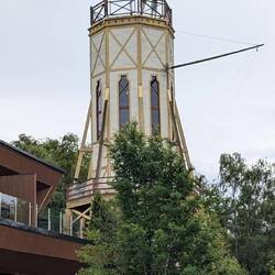 Aussichtsturm bei unserem Übernachtungsplatz in Rauma