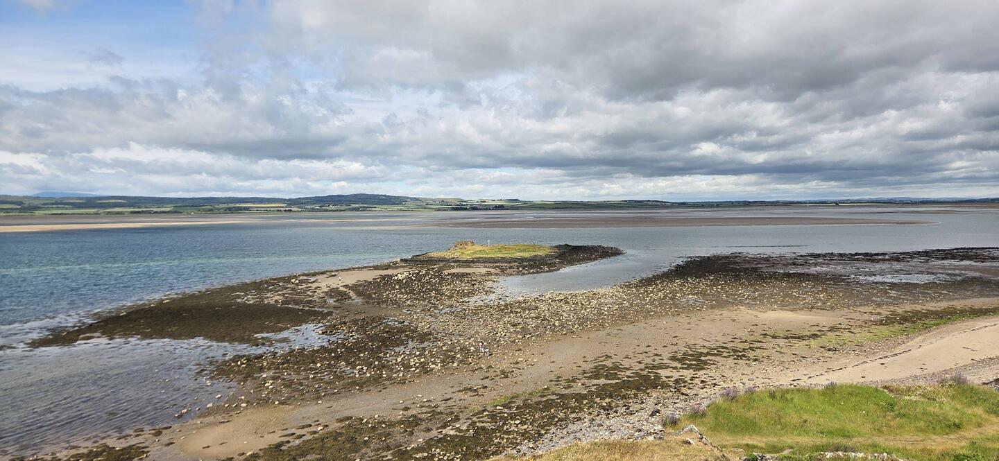 St Cuthbert’s Island (at low tide)