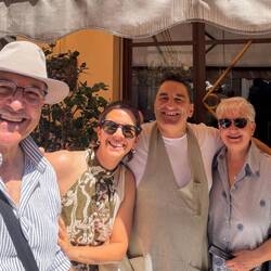 Selfie with Roberto as we prepare to leave ... San Pietro — Bologna, Italy.