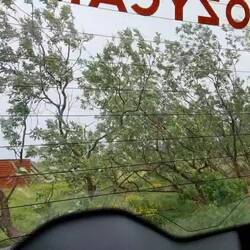 Sturm und Regen die ganze Nacht hindurch