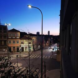 Ausblick vom Balkon