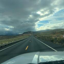 Scenery along hwy 20 south of Grand Coulee.