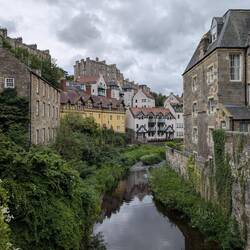 Dean Village etwas Abseits der Massen war eine willkommene Abwechslung.