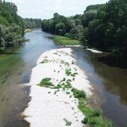 Die Isar bei Moosburg