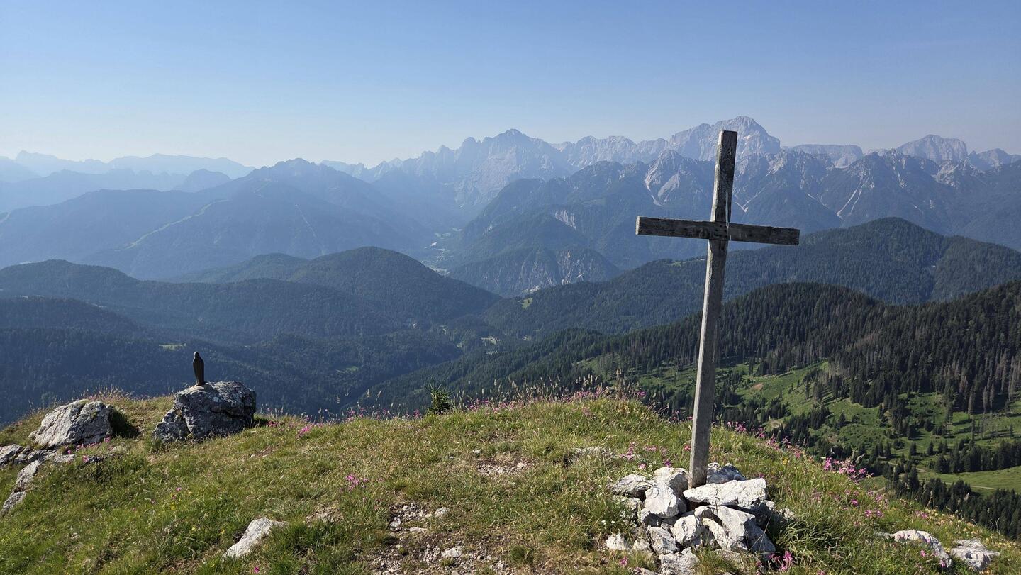 Unser kleiner Seitengipfel mit toller Aussicht