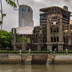Atomic Bomb Dome - the bomb exploded just 160m away from this building.