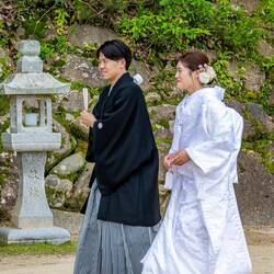 Probably a wedding. The ceremony must have started with "Deerly beloved (...)". 😅