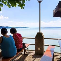 Erfrischungspause am Ammersee