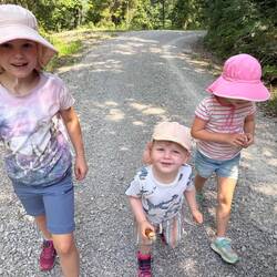 Gute Laune zu Beginn der Wanderung