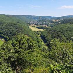 Aussichtspunkt "Kickley" mit Blick auf Gemünd
