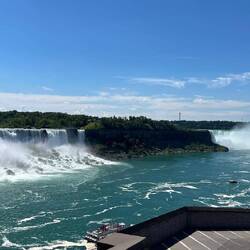 Amerikanischer und canadischer Wasserfall
