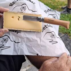 Delicious local speciality Bettelmatt cheese