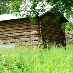 The first log building I have seen on this trip