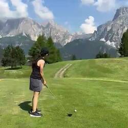 Our opening tee shot to set the tone for the day...