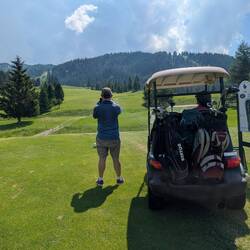 4 ball ambrose with the lofty aim of even par...