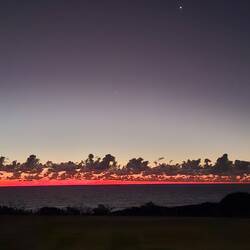 Sunset at 'Incognito' with Venus rising