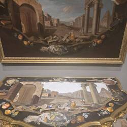 Similar table & mirror painting