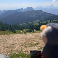 Panoramapingu - kurz vorm Gipfel nochmal stärken