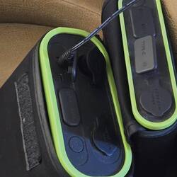 Charging up the CPAP batteries for the trip today.
