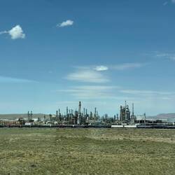 Sinclair, WY - massive oil refinery... this is oil country!