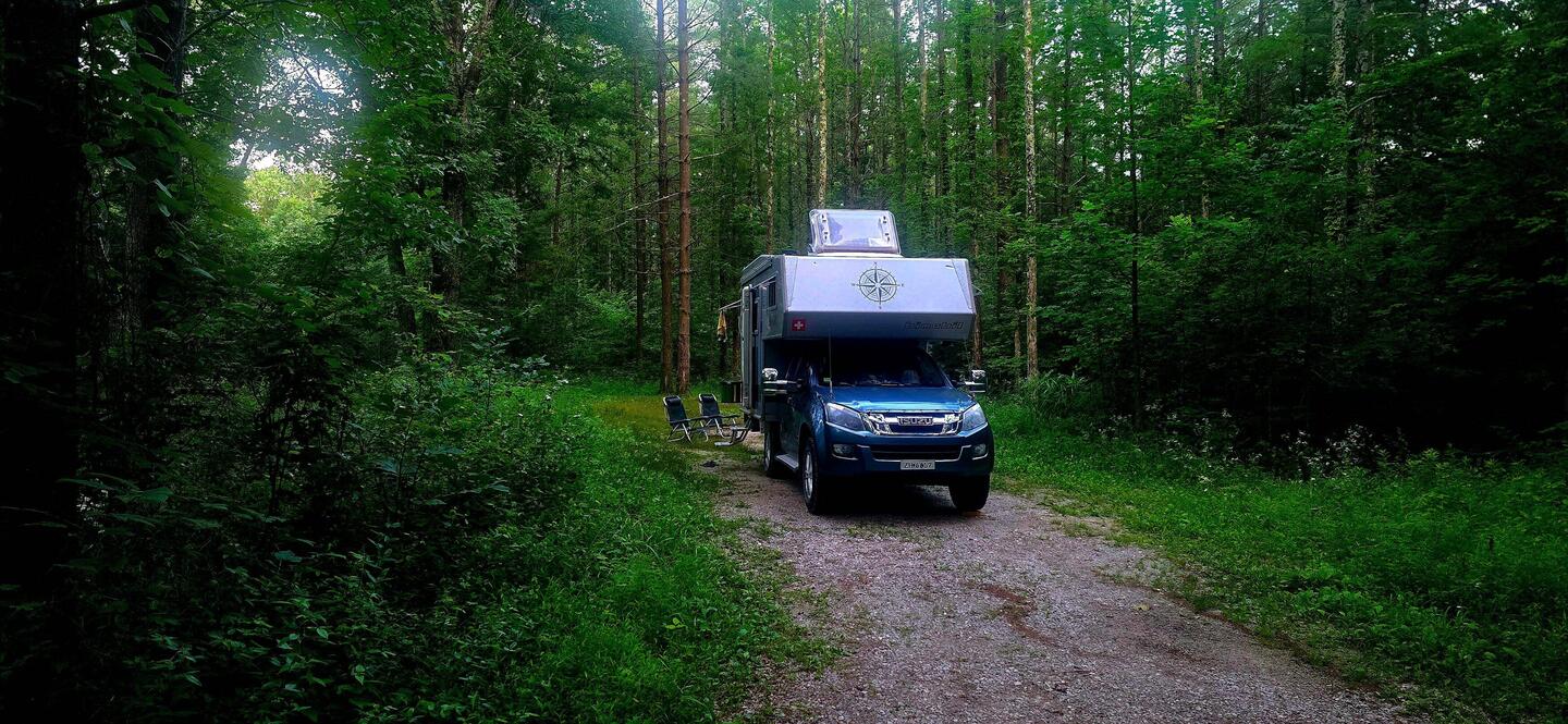 Stellplatz auf Gratis Campground