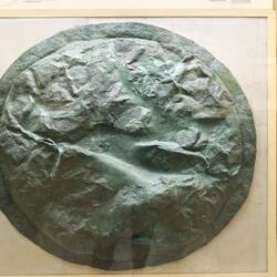 Spartian bronze shield