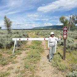 Bummed we are unable to ride our bikes along the Snake River.