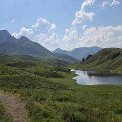 Der Zollnersee kurz vor der Hütte